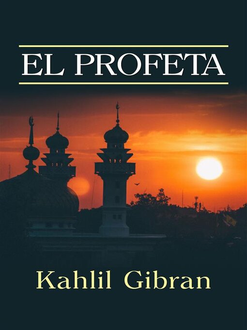 Title details for El Profeta (Traducción--David De Angelis) by Kahlil Gibran - Wait list